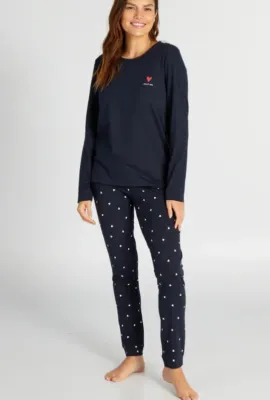 Pyjama Kiabi - Taille M - Bleu marine ou rose