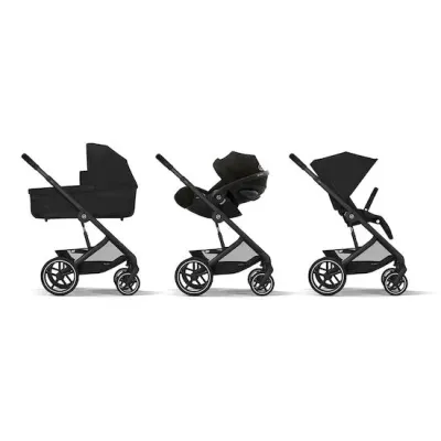 Trio naissance Poussette BALIOS + Nacelle S Lux + Coque auto Cloud G i-Size + Adaptateurs
    Confort Moon Black
        
    de
            
               CYBEX