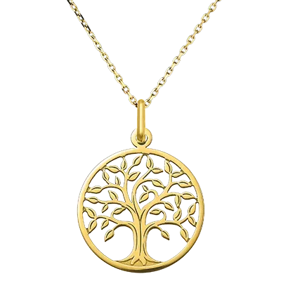 Médaille Religieuse Arbre de Vie Or