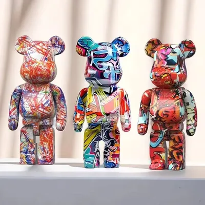 Figurine ours Graffiti
