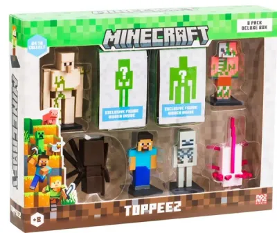 Pack Figurines Toppeez Minecraft